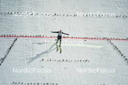 06.01.2023, Bischofshofen, Austria (AUT): Karl Geiger (GER) - FIS world cup ski jumping men, four hills tournament, individual HS142, Bischofshofen (AUT). www.nordicfocus.com. © Reichert/NordicFocus. Every downloaded picture is fee-liable.