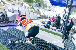 14.01.2023, Zakopane, Poland (POL): Stefan Kraft (AUT) - FIS world cup ski jumping men, team HS140, Zakopane (POL). www.nordicfocus.com. © Thibaut/NordicFocus. Every downloaded picture is fee-liable.