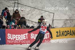 14.01.2023, Zakopane, Poland (POL): Filip Sakala (CZE) - FIS world cup ski jumping men, team HS140, Zakopane (POL). www.nordicfocus.com. © Thibaut/NordicFocus. Every downloaded picture is fee-liable.