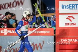 14.01.2023, Zakopane, Poland (POL): Piotr Zyla (POL) - FIS world cup ski jumping men, team HS140, Zakopane (POL). www.nordicfocus.com. © Thibaut/NordicFocus. Every downloaded picture is fee-liable.