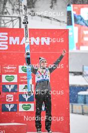 28.01.2023, Kulm, Austria (AUT): Domen Prevc (SLO), (l-r) - FIS world cup ski jumping men, individual HS134, Kulm (AUT). www.nordicfocus.com. © Reichert/NordicFocus. Every downloaded picture is fee-liable.
