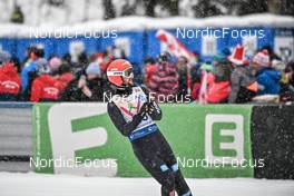28.01.2023, Kulm, Austria (AUT): Markus Eisenbichler (GER) - FIS world cup ski jumping men, individual HS134, Kulm (AUT). www.nordicfocus.com. © Reichert/NordicFocus. Every downloaded picture is fee-liable.