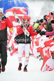 28.01.2023, Kulm, Austria (AUT): Manuel Fettner (AUT) - FIS world cup ski jumping men, individual HS134, Kulm (AUT). www.nordicfocus.com. © Reichert/NordicFocus. Every downloaded picture is fee-liable.