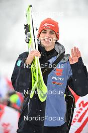 28.01.2023, Kulm, Austria (AUT): Constantin Schmid (GER) - FIS world cup ski jumping men, individual HS134, Kulm (AUT). www.nordicfocus.com. © Reichert/NordicFocus. Every downloaded picture is fee-liable.