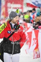 28.01.2023, Kulm, Austria (AUT): Francisco Moerth (AUT) - FIS world cup ski jumping men, individual HS134, Kulm (AUT). www.nordicfocus.com. © Reichert/NordicFocus. Every downloaded picture is fee-liable.