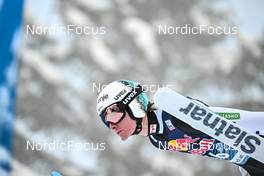 29.01.2023, Kulm, Austria (AUT): Domen Prevc (SLO) - FIS world cup ski jumping men, individual HS134, Kulm (AUT). www.nordicfocus.com. © Reichert/NordicFocus. Every downloaded picture is fee-liable.