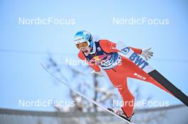 29.01.2023, Kulm, Austria (AUT): Dominik Peter (SUI) - FIS world cup ski jumping men, individual HS134, Kulm (AUT). www.nordicfocus.com. © Reichert/NordicFocus. Every downloaded picture is fee-liable.