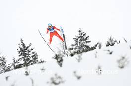 27.01.2023, Kulm, Austria (AUT): Dominik Peter (SUI) - FIS world cup ski jumping men, training, Kulm (AUT). www.nordicfocus.com. © Reichert/NordicFocus. Every downloaded picture is fee-liable.