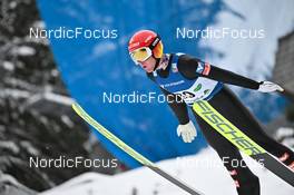 27.01.2023, Kulm, Austria (AUT): Philipp Aschenwald (AUT) - FIS world cup ski jumping men, training, Kulm (AUT). www.nordicfocus.com. © Reichert/NordicFocus. Every downloaded picture is fee-liable.
