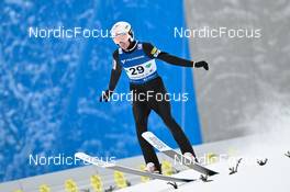 27.01.2023, Kulm, Austria (AUT): Mackenzie Boyd-Clowes (CAN) - FIS world cup ski jumping men, training, Kulm (AUT). www.nordicfocus.com. © Reichert/NordicFocus. Every downloaded picture is fee-liable.