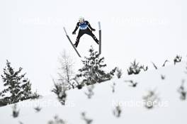 27.01.2023, Kulm, Austria (AUT): Markus Mueller (AUT) - FIS world cup ski jumping men, training, Kulm (AUT). www.nordicfocus.com. © Reichert/NordicFocus. Every downloaded picture is fee-liable.