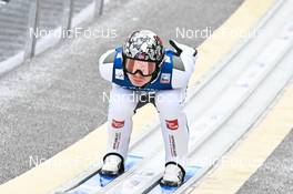 27.01.2023, Kulm, Austria (AUT): Marius Lindvik (NOR) - FIS world cup ski jumping men, training, Kulm (AUT). www.nordicfocus.com. © Reichert/NordicFocus. Every downloaded picture is fee-liable.