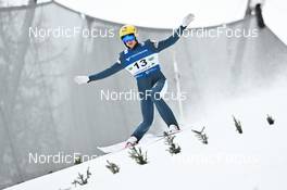 27.01.2023, Kulm, Austria (AUT): Eetu Nousiainen (FIN) - FIS world cup ski jumping men, training, Kulm (AUT). www.nordicfocus.com. © Reichert/NordicFocus. Every downloaded picture is fee-liable.