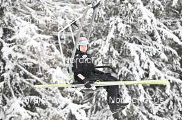 27.01.2023, Kulm, Austria (AUT): Aleksander Zniszczol (POL) - FIS world cup ski jumping men, training, Kulm (AUT). www.nordicfocus.com. © Reichert/NordicFocus. Every downloaded picture is fee-liable.