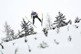 27.01.2023, Kulm, Austria (AUT): Kilian Peier (SUI) - FIS world cup ski jumping men, training, Kulm (AUT). www.nordicfocus.com. © Reichert/NordicFocus. Every downloaded picture is fee-liable.