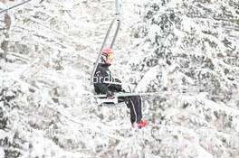27.01.2023, Kulm, Austria (AUT): Manuel Fettner (AUT) - FIS world cup ski jumping men, training, Kulm (AUT). www.nordicfocus.com. © Reichert/NordicFocus. Every downloaded picture is fee-liable.