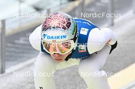 27.01.2023, Kulm, Austria (AUT): Aleksander Zniszczol (POL) - FIS world cup ski jumping men, training, Kulm (AUT). www.nordicfocus.com. © Reichert/NordicFocus. Every downloaded picture is fee-liable.