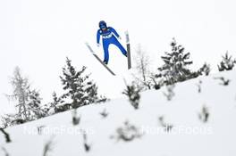 27.01.2023, Kulm, Austria (AUT): Yevhen Marusiak (UKR) - FIS world cup ski jumping men, training, Kulm (AUT). www.nordicfocus.com. © Reichert/NordicFocus. Every downloaded picture is fee-liable.
