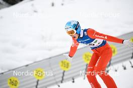 27.01.2023, Kulm, Austria (AUT): Dominik Peter (SUI) - FIS world cup ski jumping men, training, Kulm (AUT). www.nordicfocus.com. © Reichert/NordicFocus. Every downloaded picture is fee-liable.