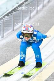 27.01.2023, Kulm, Austria (AUT): Simon Ammann (SUI) - FIS world cup ski jumping men, training, Kulm (AUT). www.nordicfocus.com. © Reichert/NordicFocus. Every downloaded picture is fee-liable.