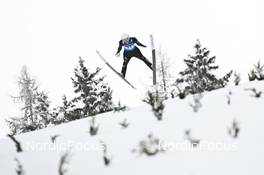 27.01.2023, Kulm, Austria (AUT): Giovanni Bresadola (ITA) - FIS world cup ski jumping men, training, Kulm (AUT). www.nordicfocus.com. © Reichert/NordicFocus. Every downloaded picture is fee-liable.