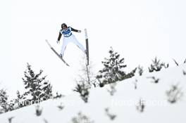 27.01.2023, Kulm, Austria (AUT): Casey Larson (USA) - FIS world cup ski jumping men, training, Kulm (AUT). www.nordicfocus.com. © Reichert/NordicFocus. Every downloaded picture is fee-liable.