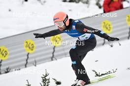 27.01.2023, Kulm, Austria (AUT): Pius Paschke (GER) - FIS world cup ski jumping men, training, Kulm (AUT). www.nordicfocus.com. © Reichert/NordicFocus. Every downloaded picture is fee-liable.