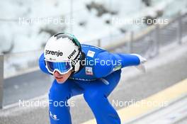 27.01.2023, Kulm, Austria (AUT): Timi Zajc (SLO) - FIS world cup ski jumping men, training, Kulm (AUT). www.nordicfocus.com. © Reichert/NordicFocus. Every downloaded picture is fee-liable.