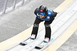 27.01.2023, Kulm, Austria (AUT): Muhammed Ali Bedir (TUR) - FIS world cup ski jumping men, training, Kulm (AUT). www.nordicfocus.com. © Reichert/NordicFocus. Every downloaded picture is fee-liable.