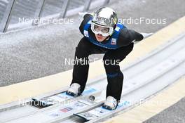 27.01.2023, Kulm, Austria (AUT): Zak Mogel (SLO) - FIS world cup ski jumping men, training, Kulm (AUT). www.nordicfocus.com. © Reichert/NordicFocus. Every downloaded picture is fee-liable.
