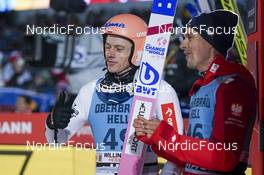 04.02.2023, Willingen, Germany (GER): Dawid Kubacki (POL), Piotr Zyla (POL), (l-r)  - FIS world cup ski jumping men, individual HS147, Willingen (GER). www.nordicfocus.com. © Thibaut/NordicFocus. Every downloaded picture is fee-liable