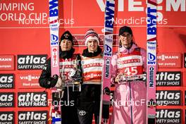 05.02.2023, Willingen, Germany (GER): Ryoyu Kobayashi (JPN), Halvor Egner Granerud (NOR), Daniel Andre Tande (NOR), (l-r) - FIS world cup ski jumping men, individual HS147, Willingen (GER). www.nordicfocus.com. © Thibaut/NordicFocus. Every downloaded picture is fee-liable