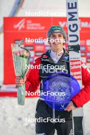 18.03.2023, Vikersund, Norway (NOR): Daniel Tschofenig (AUT) - FIS world cup ski flying men, individual HS240, Vikersund (NOR). www.nordicfocus.com. © Thibaut/NordicFocus. Every downloaded picture is fee-liable.
