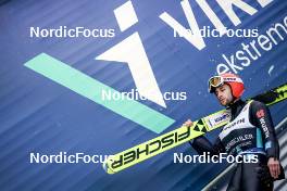 19.03.2023, Vikersund, Norway (NOR): Markus Eisenbichler (GER) - FIS world cup ski flying men, individual HS240, Vikersund (NOR). www.nordicfocus.com. © Thibaut/NordicFocus. Every downloaded picture is fee-liable.