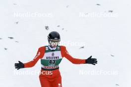 26.03.2023, Lahti, Finland (FIN): Gregor Deschwanden (SUI) - FIS world cup ski jumping men, individual HS130, Lahti (FIN). www.nordicfocus.com. © Thibaut/NordicFocus. Every downloaded picture is fee-liable.