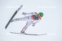 25.03.2023, Lahti, Finland (FIN): Daniel Tschofenig (AUT) - FIS world cup ski jumping men, team HS130, Lahti (FIN). www.nordicfocus.com. © Modica/NordicFocus. Every downloaded picture is fee-liable.