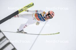25.03.2023, Lahti, Finland (FIN): Stefan Kraft (AUT) - FIS world cup ski jumping men, team HS130, Lahti (FIN). www.nordicfocus.com. © Modica/NordicFocus. Every downloaded picture is fee-liable.