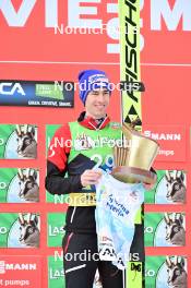 02.04.2023, Planica, Slovenia (SLO): Stefan Kraft (AUT), winner Planica 7 - FIS world cup ski flying men, cups, Planica (SLO). www.nordicfocus.com. © Reichert/NordicFocus. Every downloaded picture is fee-liable.