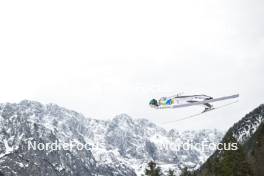 02.04.2023, Planica, Slovenia (SLO): Michael Hayboeck (AUT) - FIS world cup ski flying men, individual HS240, Planica (SLO). www.nordicfocus.com. © Reichert/NordicFocus. Every downloaded picture is fee-liable.