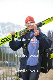 30.03.2023, Planica, Slovenia (SLO): Constantin Schmid (GER) - FIS world cup ski flying men, training, Planica (SLO). www.nordicfocus.com. © Reichert/NordicFocus. Every downloaded picture is fee-liable.