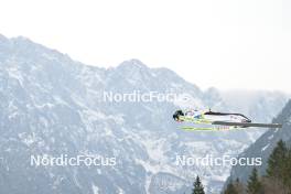 30.03.2023, Planica, Slovenia (SLO): Clemens Aigner (AUT) - FIS world cup ski flying men, training, Planica (SLO). www.nordicfocus.com. © Reichert/NordicFocus. Every downloaded picture is fee-liable.