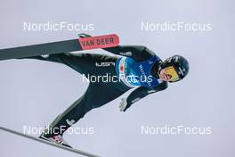 25.02.2023, Planica, Slovenia (SLO): Casey Larson (USA) - FIS nordic world ski championships ski jumping men, individual HS100, Planica (SLO). www.nordicfocus.com. © Modica/NordicFocus. Every downloaded picture is fee-liable.