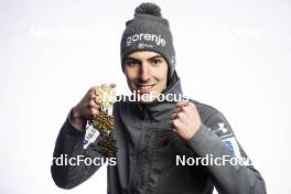 25.02.2023, Planica, Slovenia (SLO): Timi Zajc (SLO) - FIS nordic world ski championships ski jumping men, medals, Planica (SLO). www.nordicfocus.com. © Modica/NordicFocus. Every downloaded picture is fee-liable.