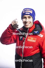 25.02.2023, Planica, Slovenia (SLO): Stefan Kraft (AUT) - FIS nordic world ski championships ski jumping men, medals, Planica (SLO). www.nordicfocus.com. © Modica/NordicFocus. Every downloaded picture is fee-liable.