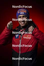 25.02.2023, Planica, Slovenia (SLO): Stefan Kraft (AUT) - FIS nordic world ski championships ski jumping men, medals, Planica (SLO). www.nordicfocus.com. © Thibaut/NordicFocus. Every downloaded picture is fee-liable.
