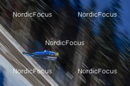 26.02.2023, Planica, Slovenia (SLO): Julia Kykkaenen (FIN) - FIS nordic world ski championships ski jumping men, mixed team HS100, Planica (SLO). www.nordicfocus.com. © Modica/NordicFocus. Every downloaded picture is fee-liable.