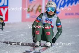 26.02.2023, Planica, Slovenia (SLO): Chiara Kreuzer (AUT) - FIS nordic world ski championships ski jumping men, mixed team HS100, Planica (SLO). www.nordicfocus.com. © Thibaut/NordicFocus. Every downloaded picture is fee-liable.