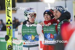 04.03.2023, Planica, Slovenia (SLO): Aleksander Zniszczol (POL), Kamil Stoch (POL), Piotr Zyla (POL), (l-r)  - FIS nordic world ski championships ski jumping men, team HS138, Planica (SLO). www.nordicfocus.com. © Thibaut/NordicFocus. Every downloaded picture is fee-liable.