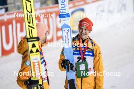 25.11.2023, Ruka, Finland (FIN): Pius Paschke (GER), Stephan Leyhe (GER), (l-r)  - FIS world cup ski jumping men, individual HS142, Ruka (FIN). www.nordicfocus.com. © Thibaut/NordicFocus. Every downloaded picture is fee-liable.