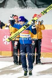 03.12.2023, Lillehammer, Norway (NOR): Stefan Kraft (AUT), (l-r) - FIS world cup ski jumping men, individual HS140, Lillehammer (NOR). www.nordicfocus.com. © Thibaut/NordicFocus. Every downloaded picture is fee-liable.